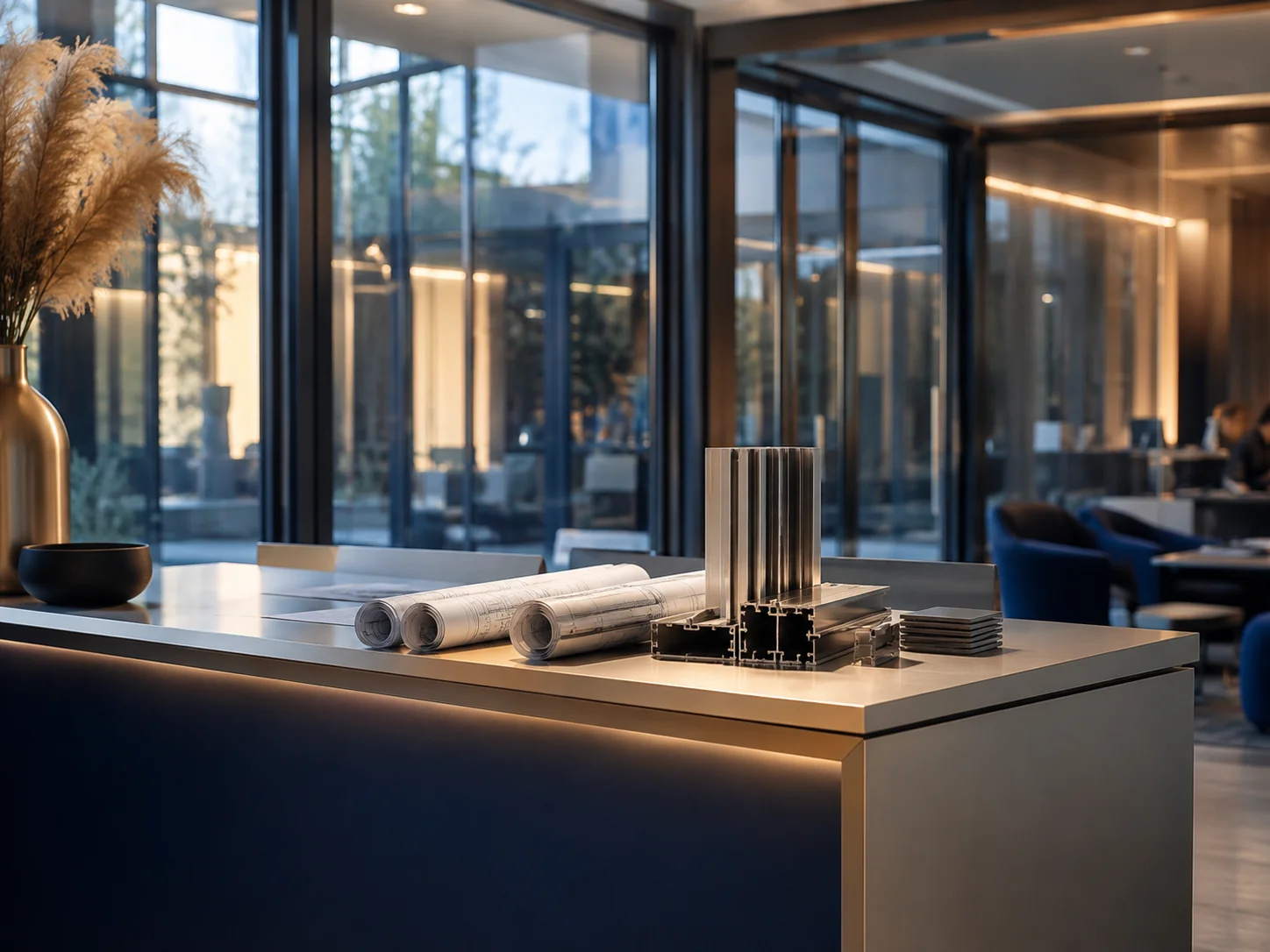 TARA Aluminium office reception